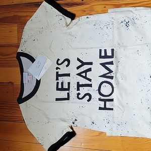 Lularoe Liv Size XXS - "Let's Stay Home"